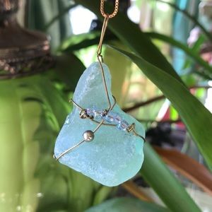 🐠 SALE Handmade artisan seaglass pendant